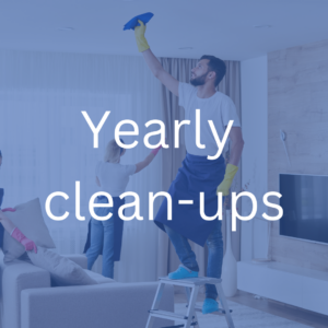 Yearly clean-ups